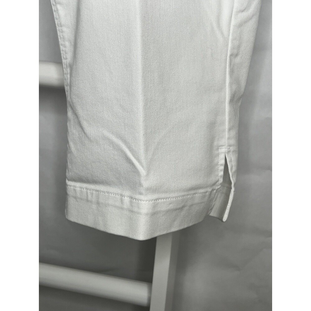 Westbound Woman 20W White Crop Pants Stretch Pockets 21 in Inseam Med Wt Fabric - Picture 7 of 14